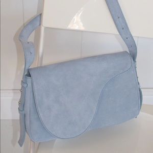 Paloma Wool Pluto Bag Suede Light Blue